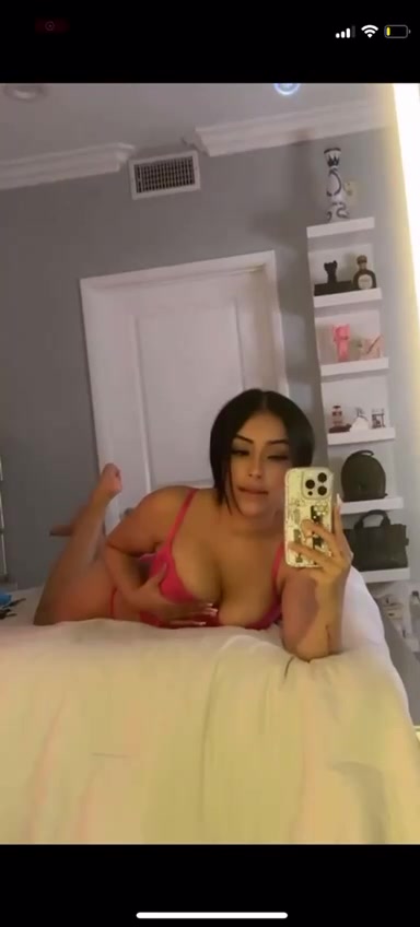 Melissagstm Onlyfans video – Red Bikini Tease Boobs In Mirror